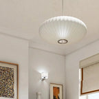 Pendant Lamp Translucent Steel Wireframe Soft Ambient Light