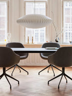 Pendant Lamp Translucent Steel Wireframe Soft Ambient Light