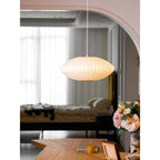 Pendant Lamp Translucent Steel Wireframe Soft Ambient Light