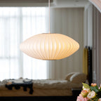 Pendant Lamp Translucent Steel Wireframe Soft Ambient Light