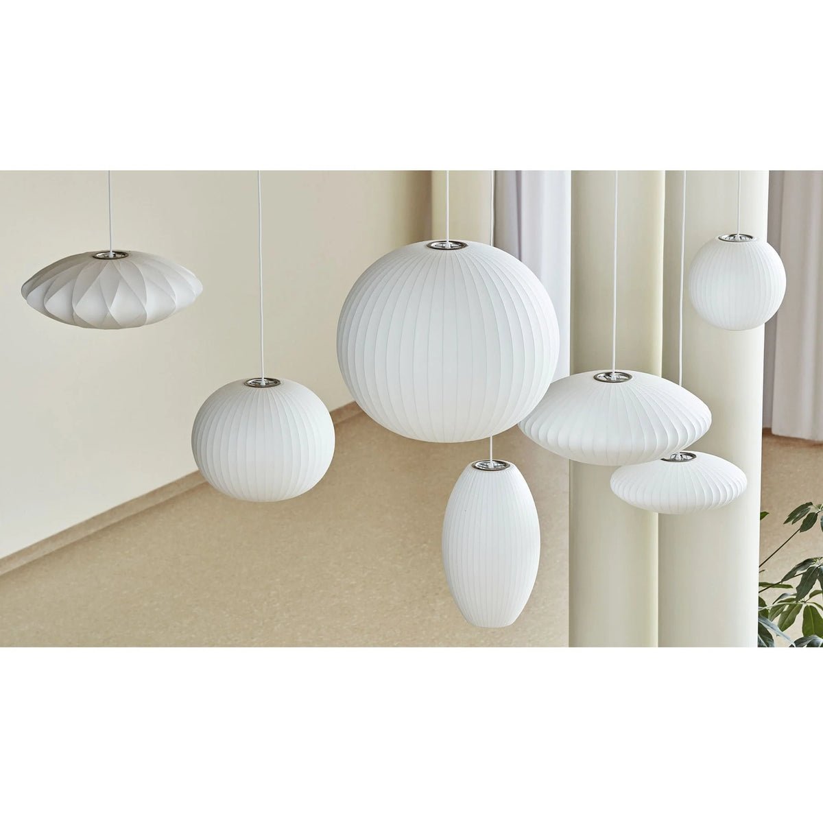Pendant Lamp Translucent Steel Wireframe Soft Ambient Light
