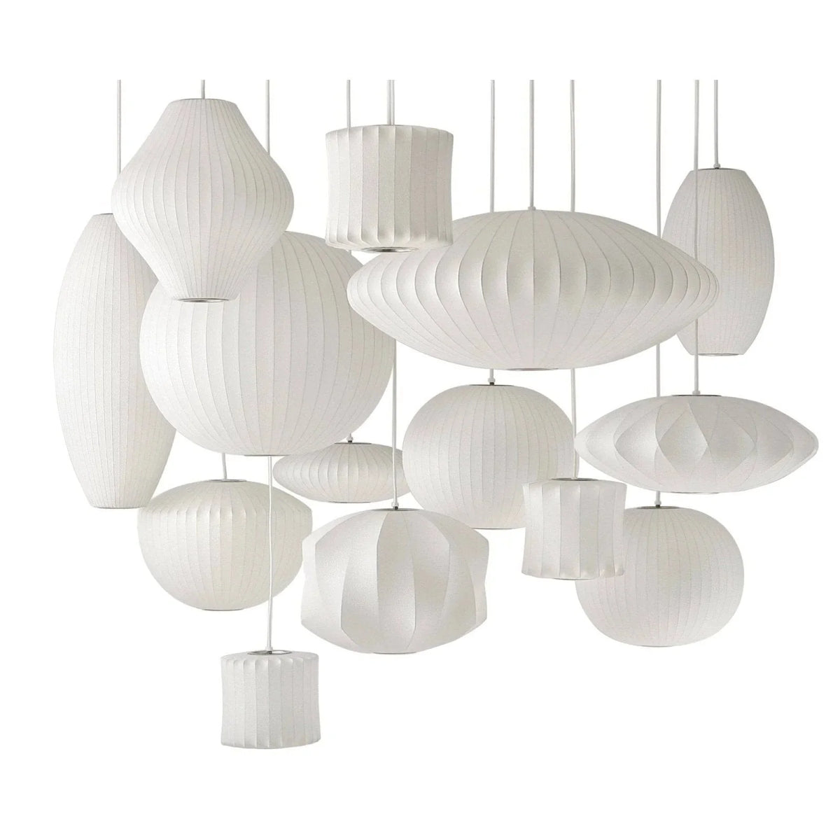 Pendant Lamp Translucent Steel Wireframe Soft Ambient Light