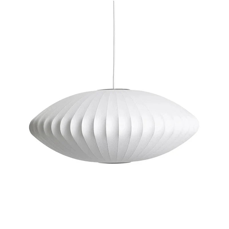 Pendant Lamp Translucent Steel Wireframe Soft Ambient Light