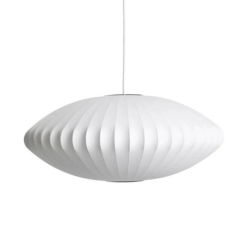 Pendant Lamp Translucent Steel Wireframe Soft Ambient Light