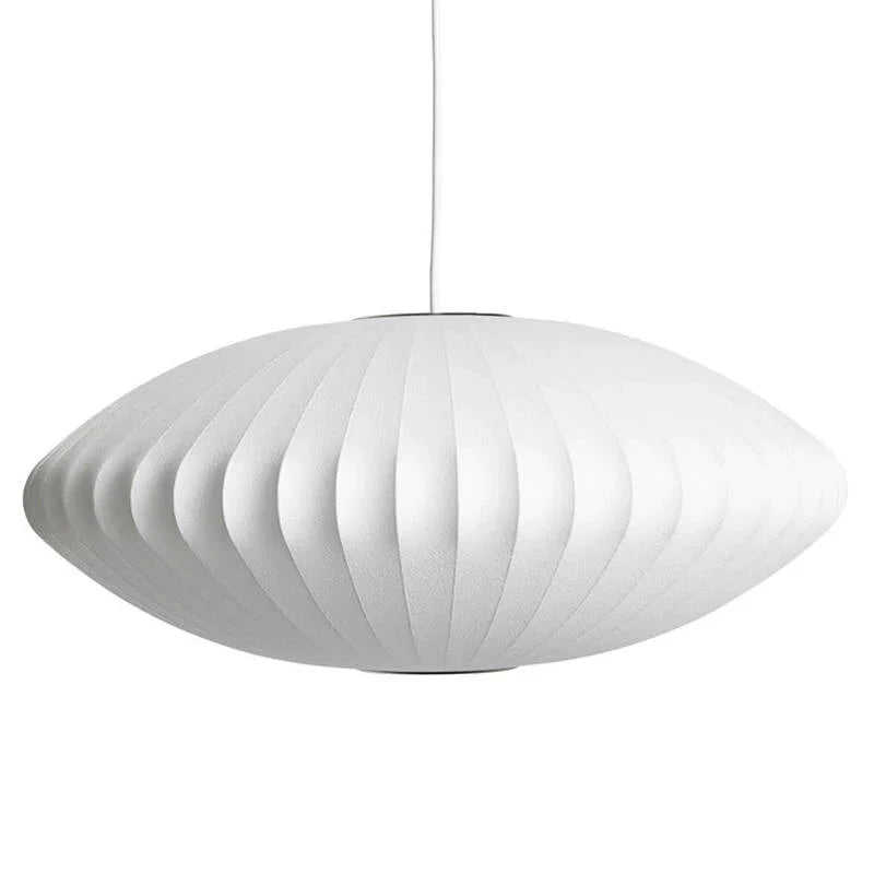 Pendant Lamp Translucent Steel Wireframe Soft Ambient Light