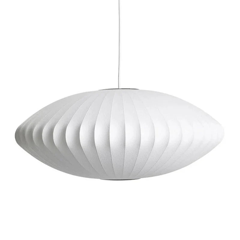 Pendant Lamp Translucent Steel Wireframe Soft Ambient Light