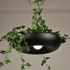 Pendant Lamp With Integrated Planter