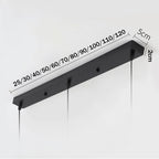 Pendant Light Canopy Customizable Iron Multi-Hole