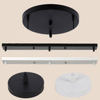 Pendant Light Canopy Customizable Iron Multi-Hole