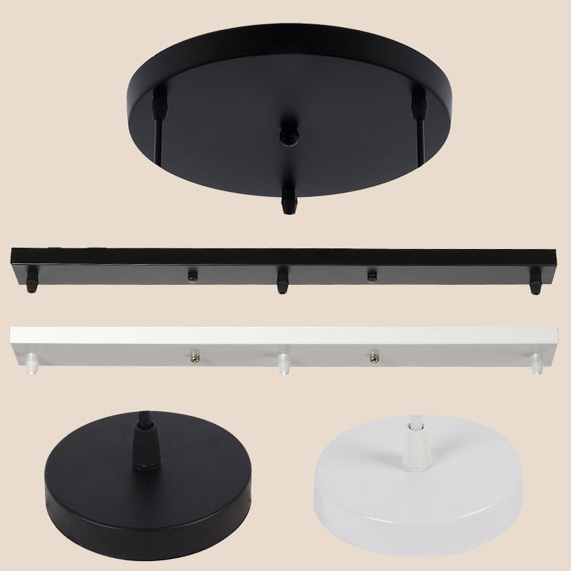 Pendant Light Canopy Customizable Iron Multi-Hole