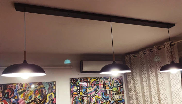 Pendant Light Canopy Customizable Iron Multi-Hole