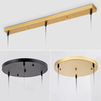 Pendant Light Canopy Customizable Iron Multi-Hole