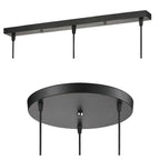 Pendant Light Canopy Customizable Iron Multi-Hole