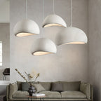 Pendant Light Dimmable Adjustable Height Glass & Metal