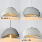 Pendant Light Dimmable Adjustable Height Glass & Metal