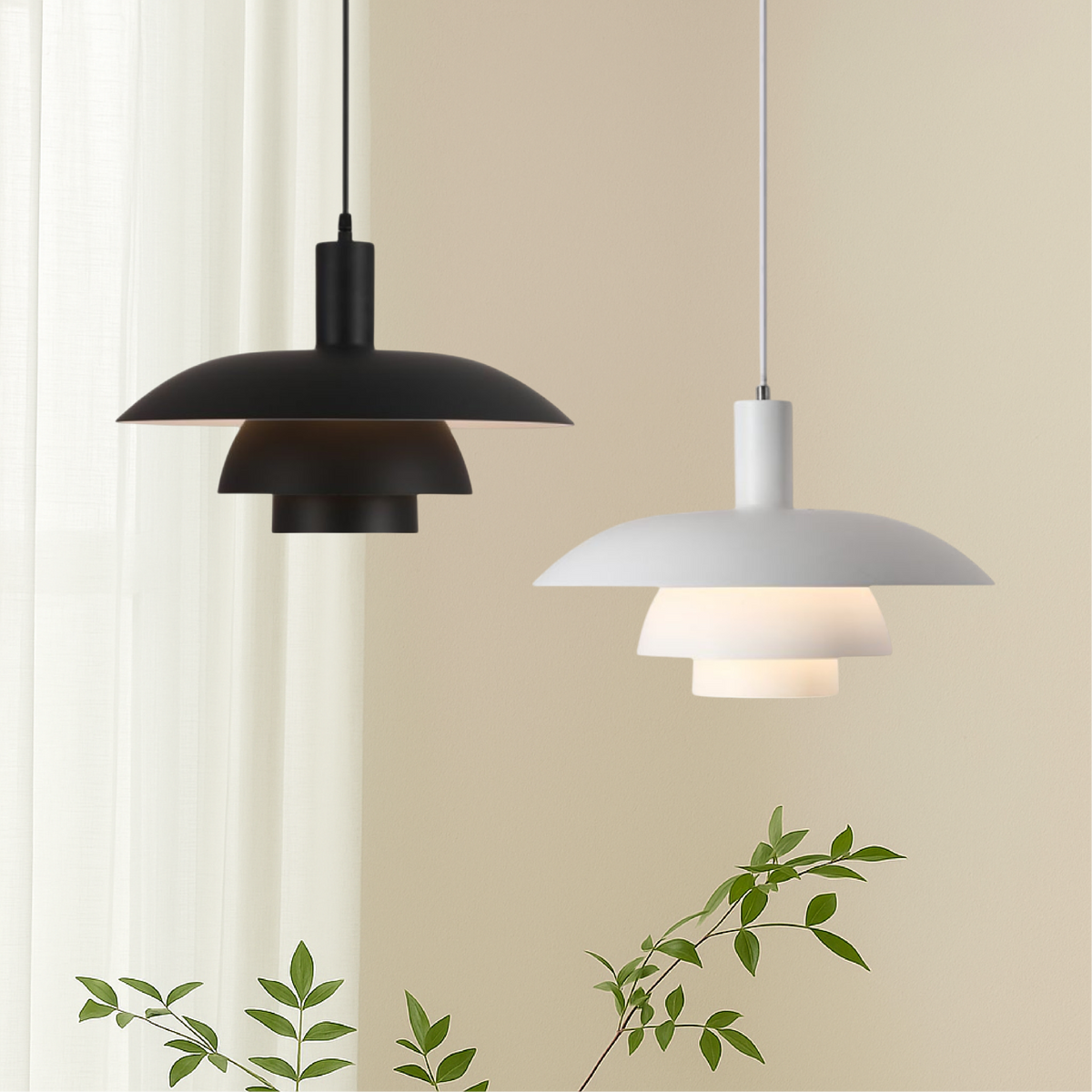 Pendant Light Dimmable LED Metal & Energy Efficient