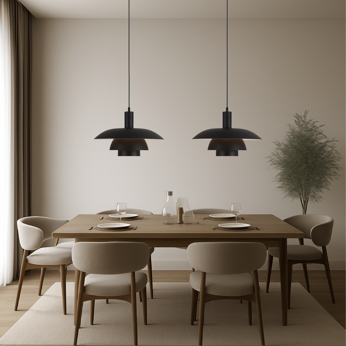 Pendant Light Dimmable LED Metal & Energy Efficient