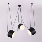 Pendant Light Drum Shade Iron & Aluminum