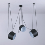Pendant Light Drum Shade Iron & Aluminum