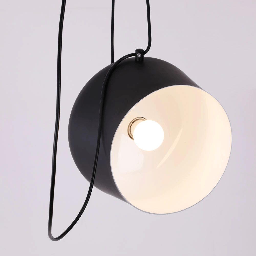Pendant Light Drum Shade Iron & Aluminum
