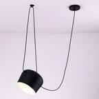 Pendant Light Drum Shade Iron & Aluminum