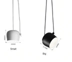 Pendant Light Drum Shade Iron & Aluminum