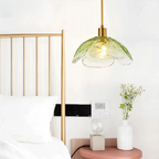Pendant Light Floral Glass & Iron E27 LED Compatible