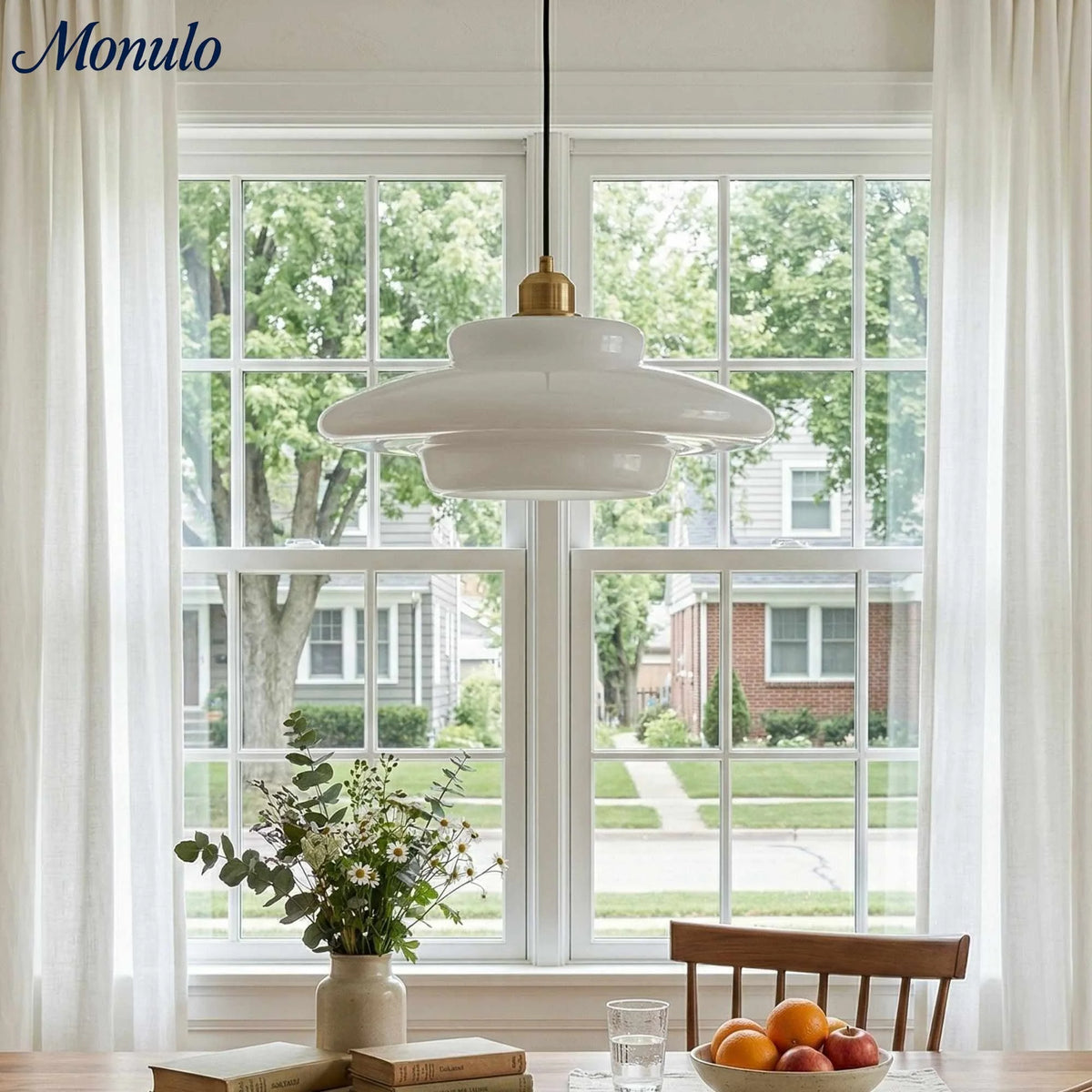 Pendant Light Frosted Glass Soft Diffuse Glow
