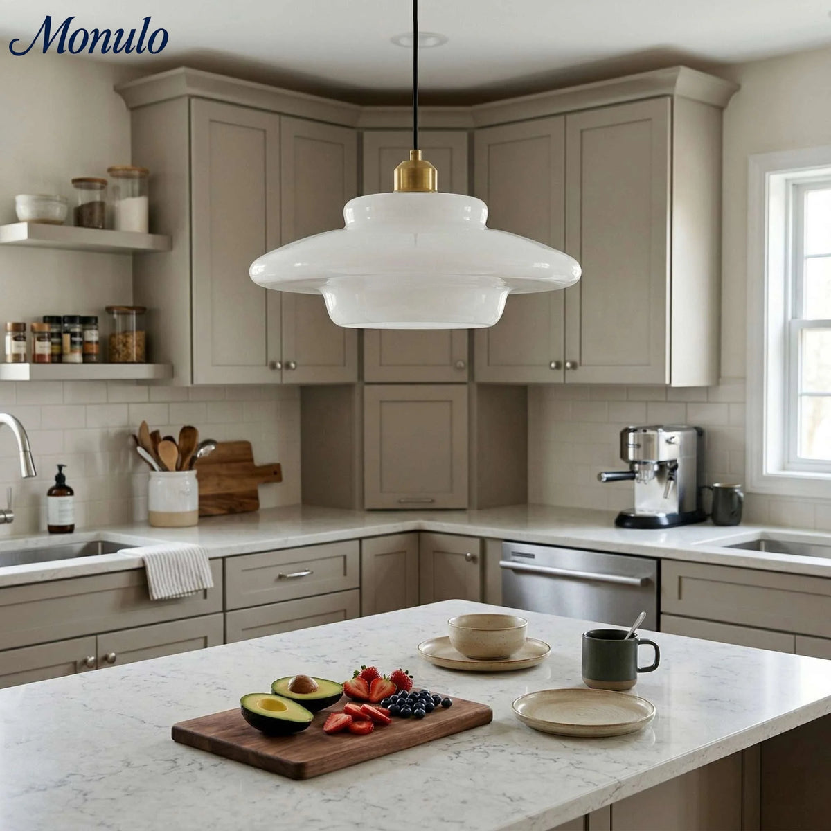 Pendant Light Frosted Glass Soft Diffuse Glow