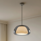 Pendant Light Glass Dome Adjustable Cable E27 Compatible