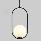 Pendant Light Gold Metal & Clear Glass Adjustable Cord