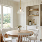 Pendant Light Hammered Cut Glass Warm Diffused Light