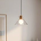 Pendant Light Hand-Blown Hammered Glass Warm Glow