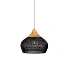Pendant Light Handcrafted Rattan Adjustable Height