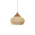 Pendant Light Handcrafted Rattan Adjustable Height