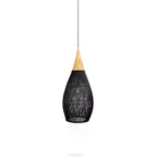 Pendant Light Handcrafted Rattan Adjustable Height