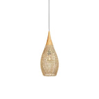 Pendant Light Handcrafted Rattan Adjustable Height