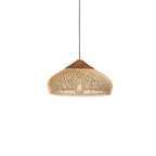 Pendant Light Handcrafted Rattan Adjustable Height