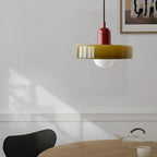 Pendant Light Handmade Glass Adjustable Suspension