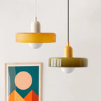 Pendant Light Handmade Glass Adjustable Suspension