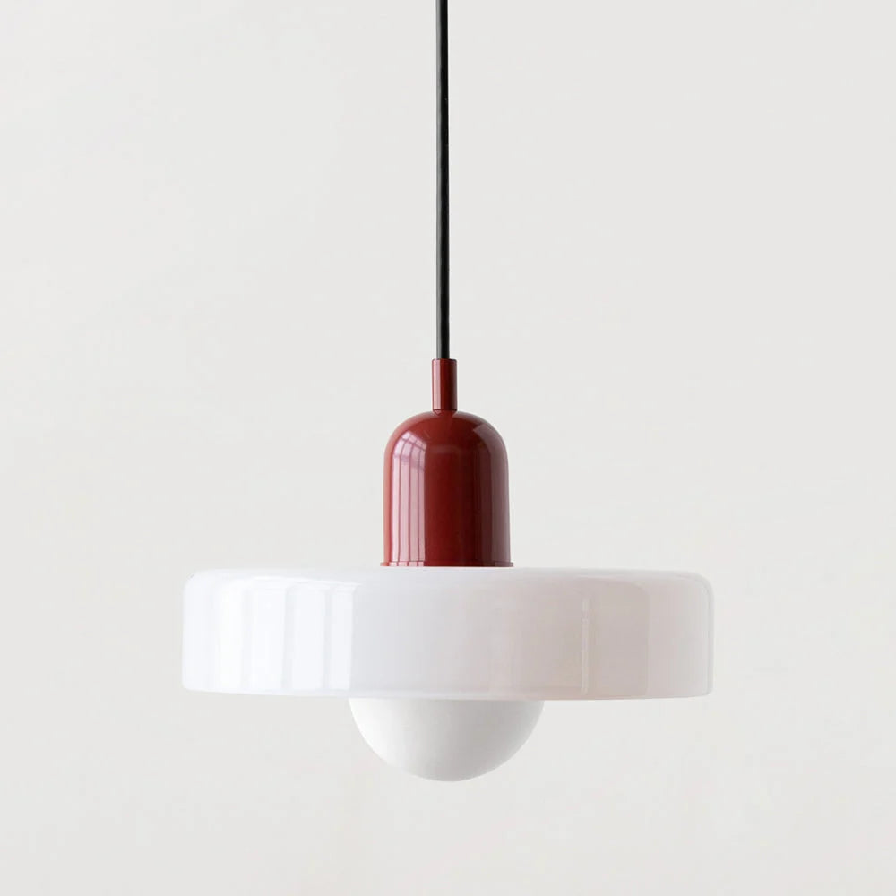 Pendant Light Handmade Glass Adjustable Suspension