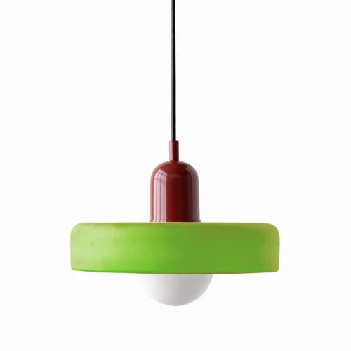 Pendant Light Handmade Glass Adjustable Suspension