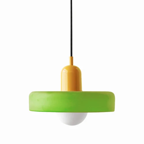 Pendant Light Handmade Glass Adjustable Suspension