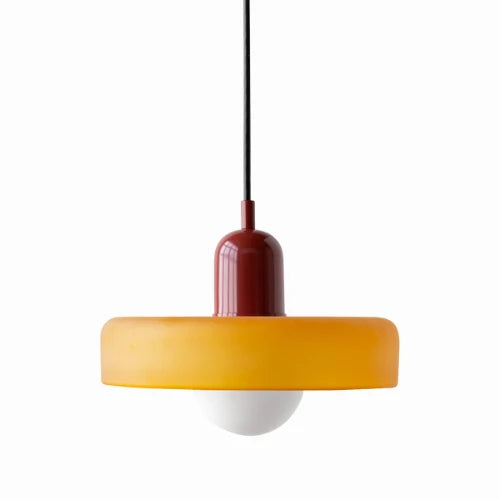 Pendant Light Handmade Glass Adjustable Suspension