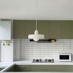 Pendant Light Handmade Glass Adjustable Suspension