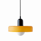Pendant Light Handmade Glass Adjustable Suspension