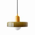 Pendant Light Handmade Glass Adjustable Suspension
