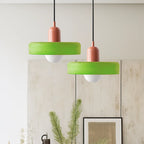 Pendant Light Handmade Glass Adjustable Suspension