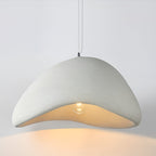 Pendant Light Japanese Dome High-Polymer Shade Warm LED