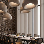 Pendant Light Japanese Dome High-Polymer Shade Warm LED